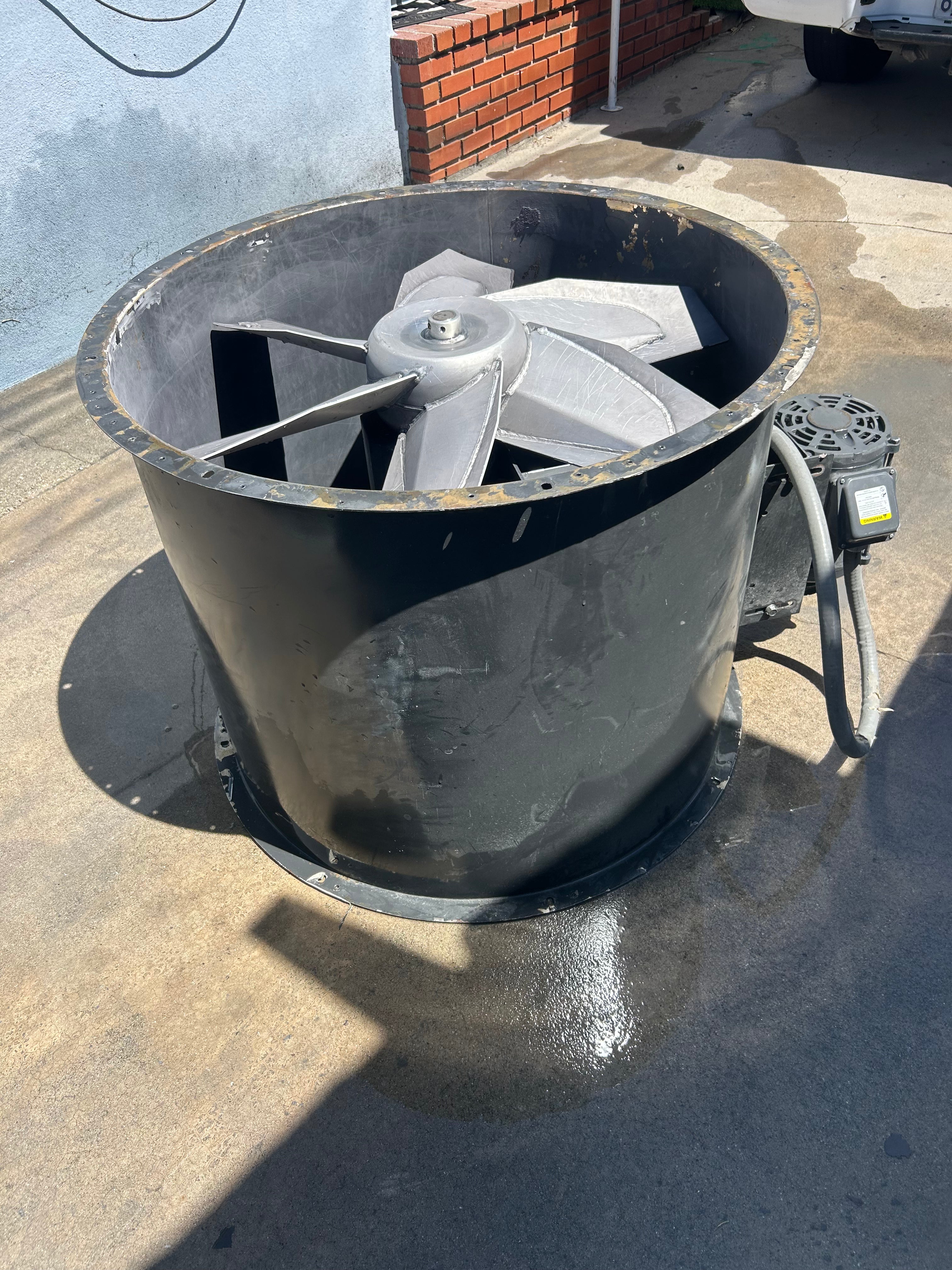 Used 34" Spray Booth Fan – 3 HP Motor